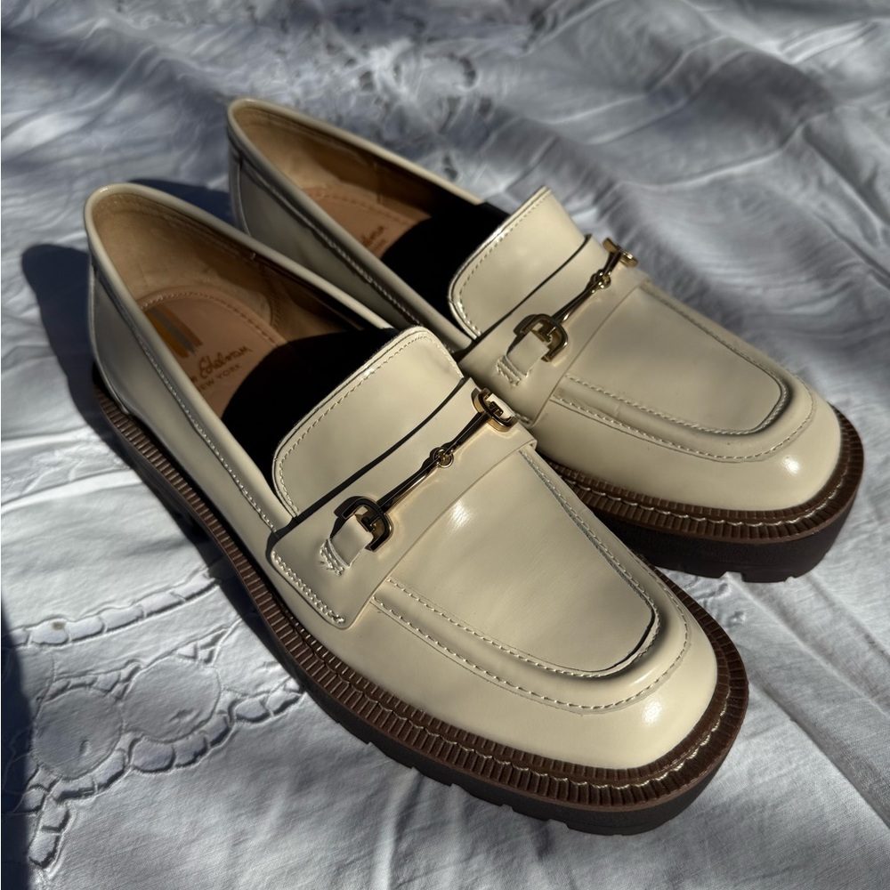 SAM EDELMAN SNAFFLE BIT CLOG LOAFERS SIZE 8